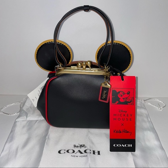 Coach Handbags - NWT Coach X Keith Haring Disney Mickey Mouse Crossbody Bag